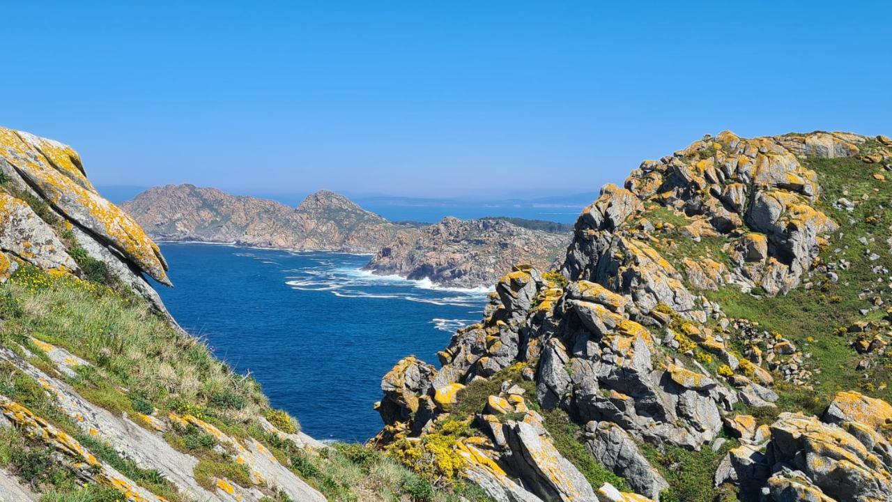 Apartamento Playa de Rodeira Cangas Bagian luar foto